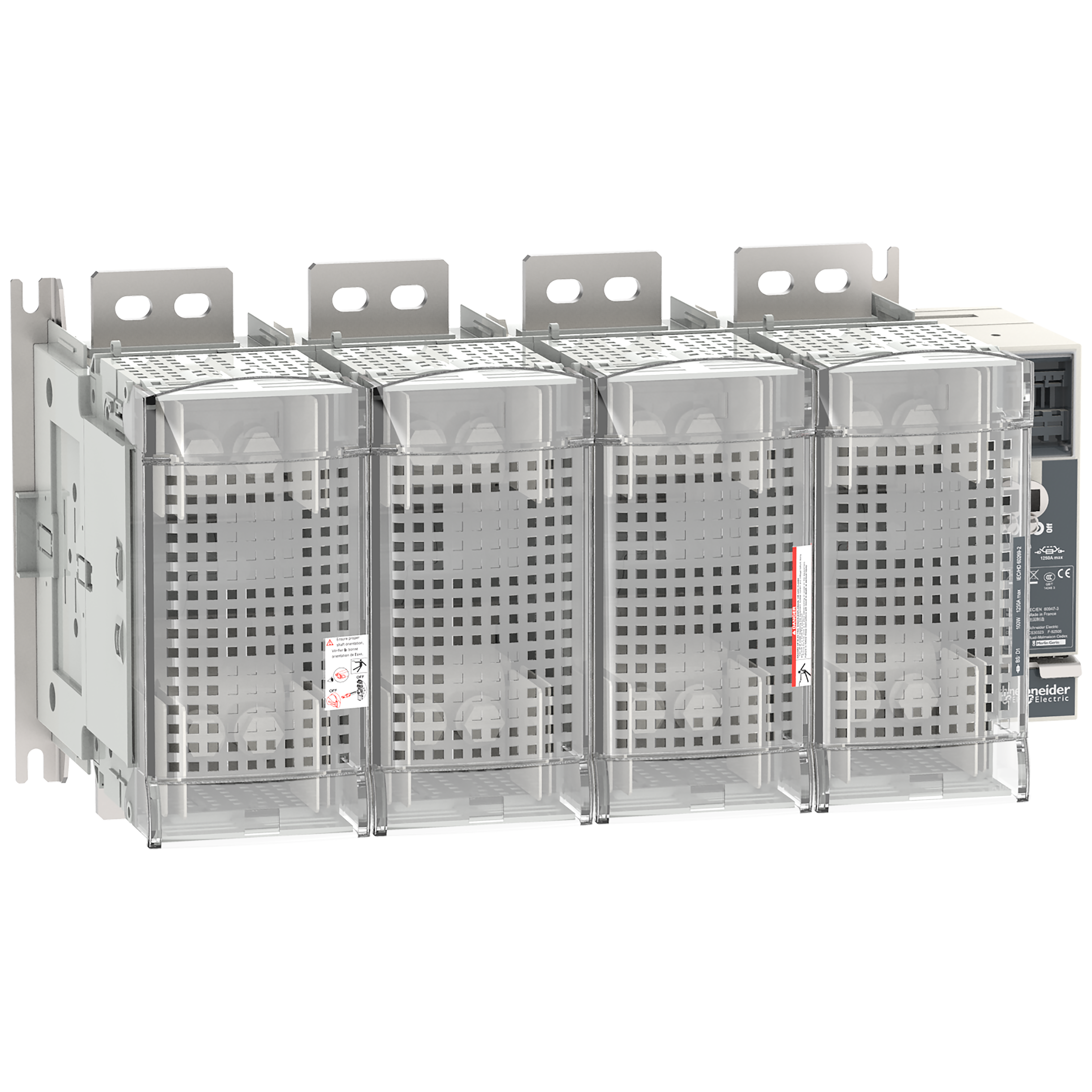 SCHNEIDER ELECTRIC - FuPactGS BS1250 4P D1 man. front-lat