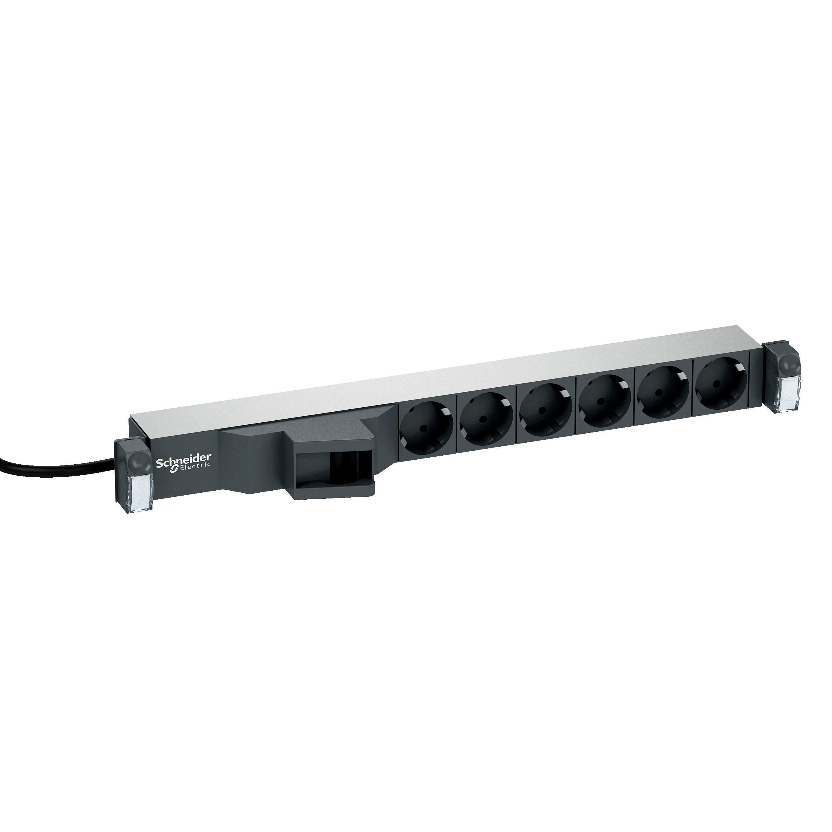 SCHNEIDER ELECTRIC - Alimentazione Actassi 19'' 6 Schuko con interruttore differenziale