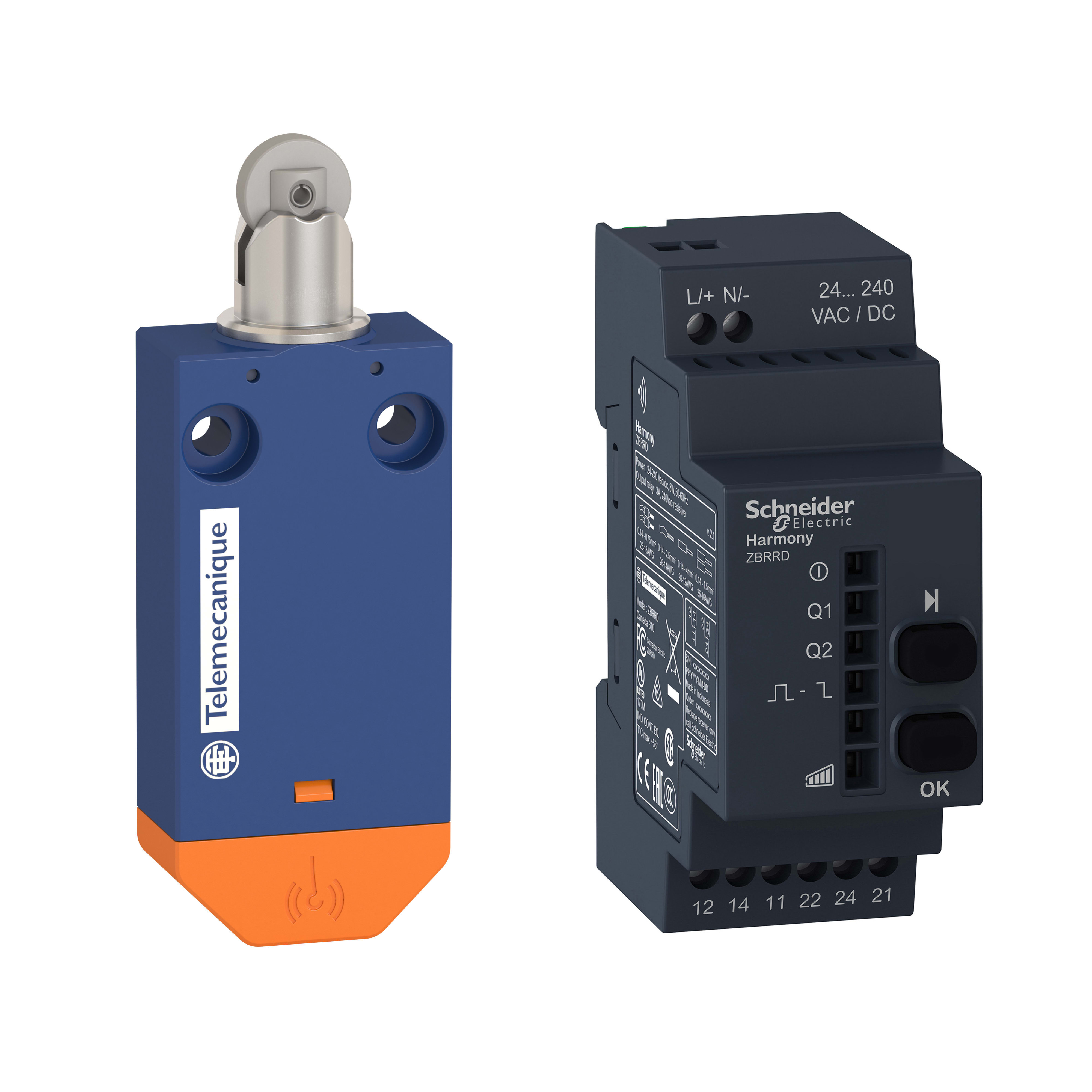 TELEMECANIQUE SENSOR - KIT (XCMW102 + ZBRRD)