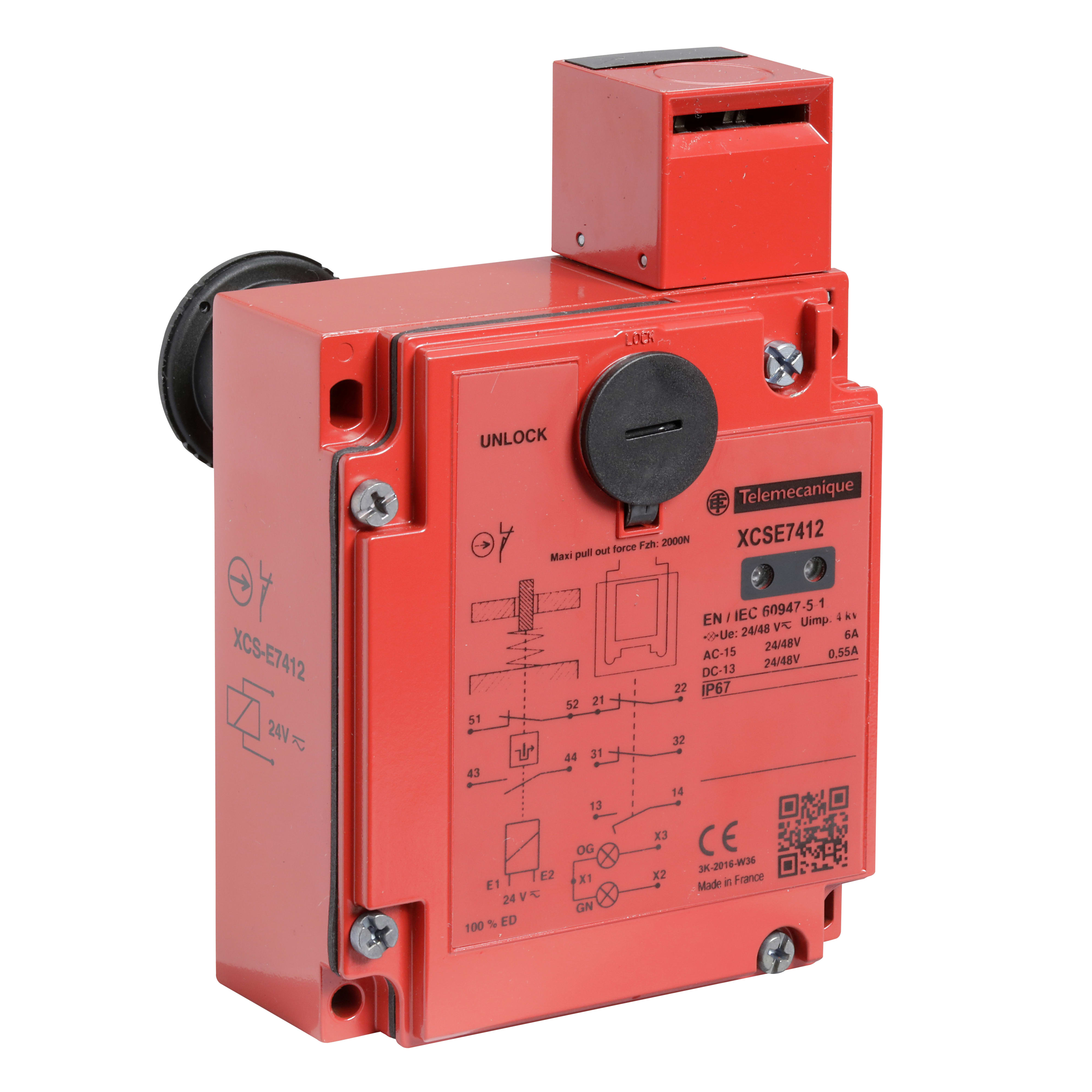 TELEMECANIQUE SENSOR - INTERR SIC.CON SBLOCCO PULS.A FUNGO
