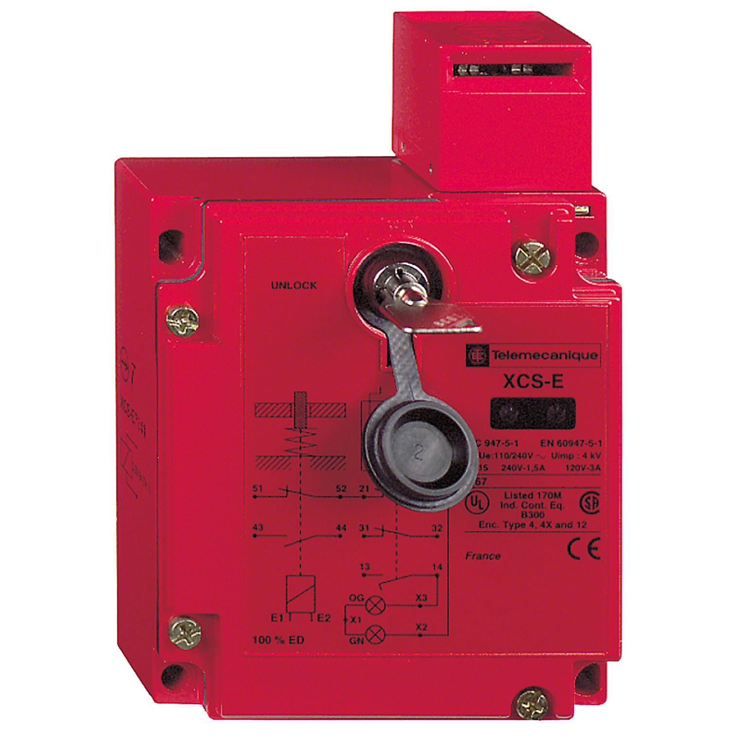 TELEMECANIQUE SENSOR - INTERR SIC.CON SBLOCCO PULS.A FUNGO