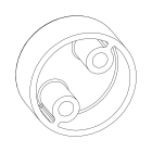 TELEMECANIQUE SENSOR - SUPPORTO AMAGNETICO PER XCSDMR