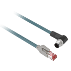 TELEMECANIQUE SENSOR - PROL ETH M12/RJ45 DIR/90G 3M