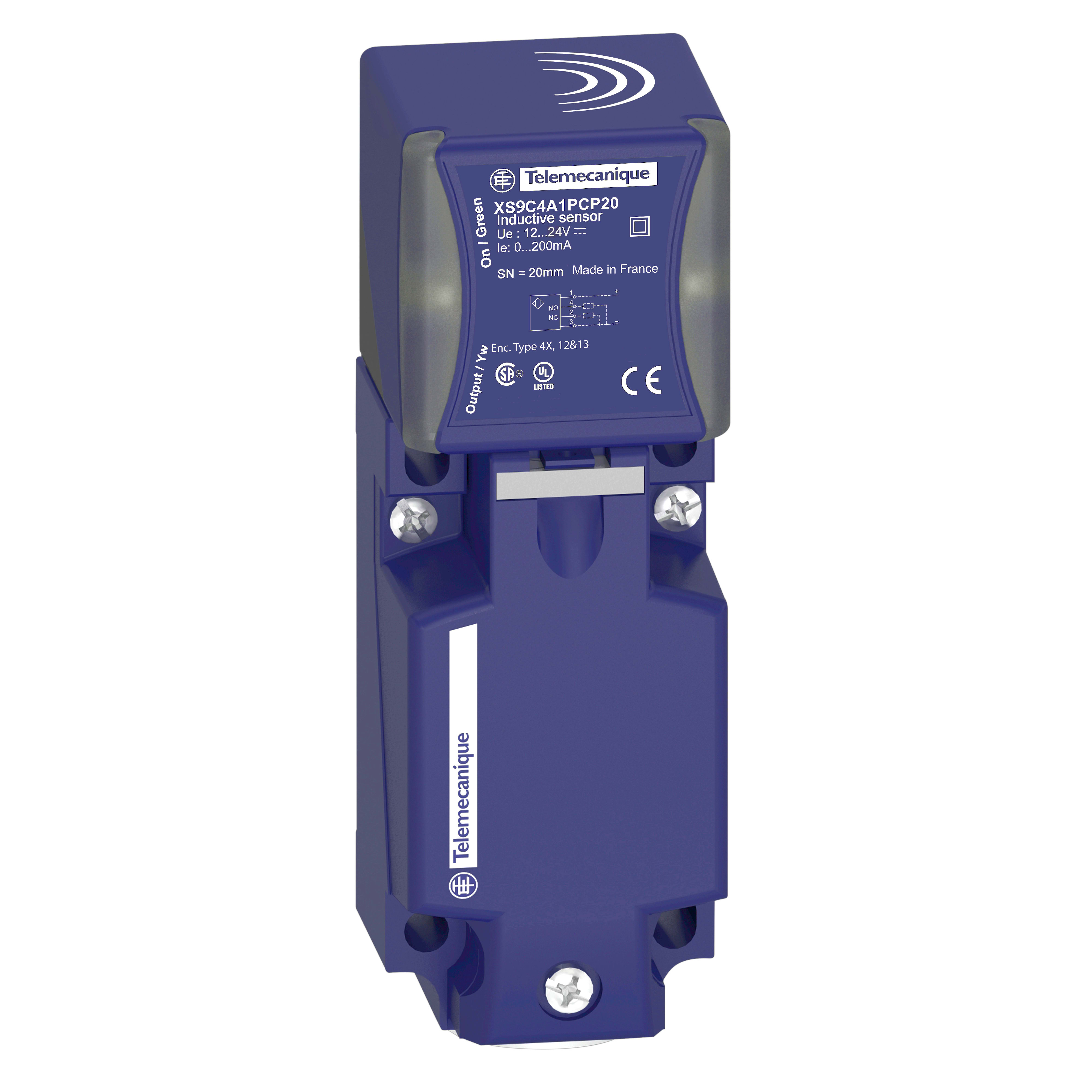 TELEMECANIQUE SENSOR - PROX 40X40X117 20MM12-24VDC TERM