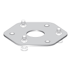 TELEMECANIQUE SENSOR - BASE FISSAGGIO SEMPL A PAVIMENTO XUSZFB1