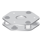 TELEMECANIQUE SENSOR - BASE FISSAGGIO MOLLE 2 PIASTRE XUSZFB2