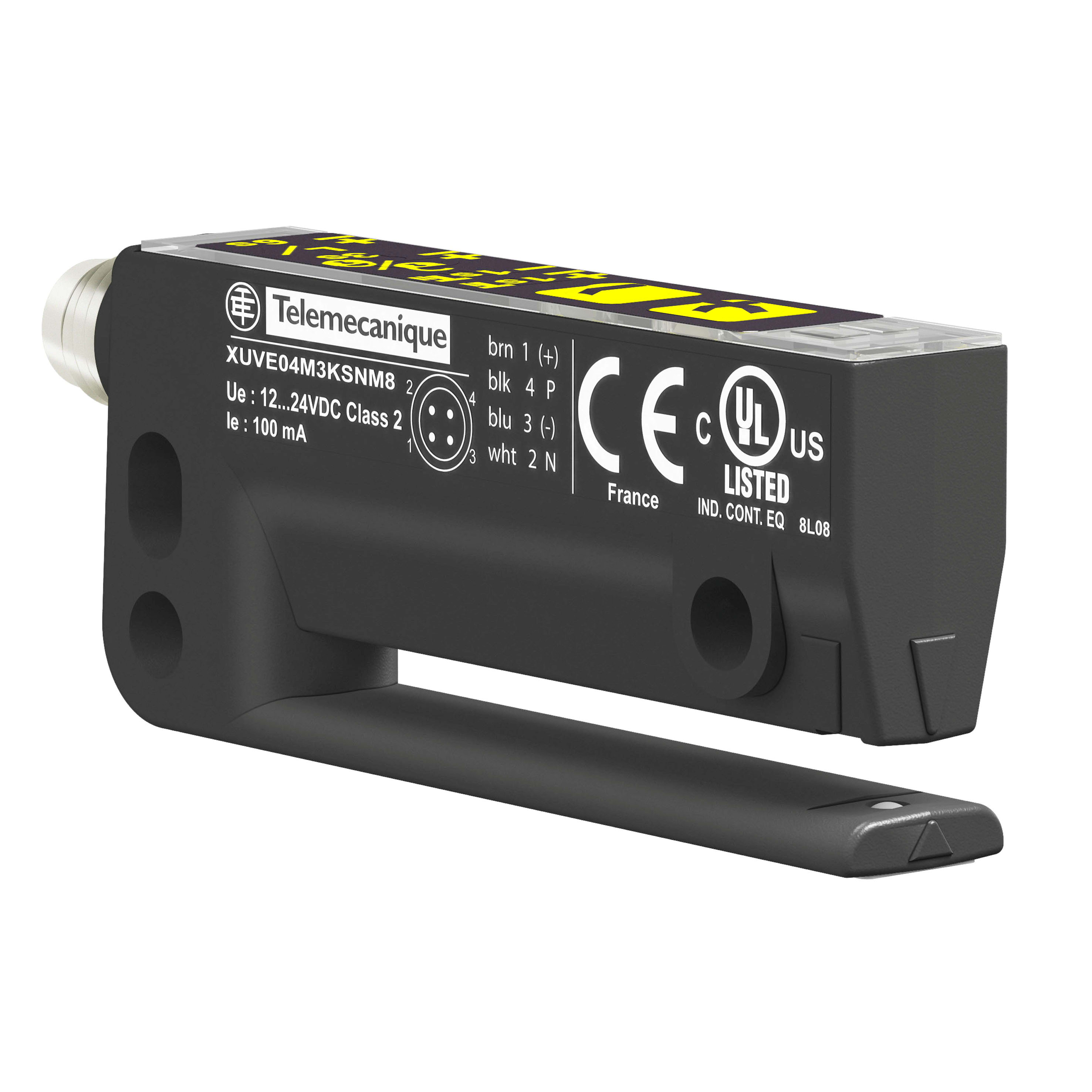 TELEMECANIQUE SENSOR - FORC OTTICHE SN 3MM PNP NOONC 24V M8