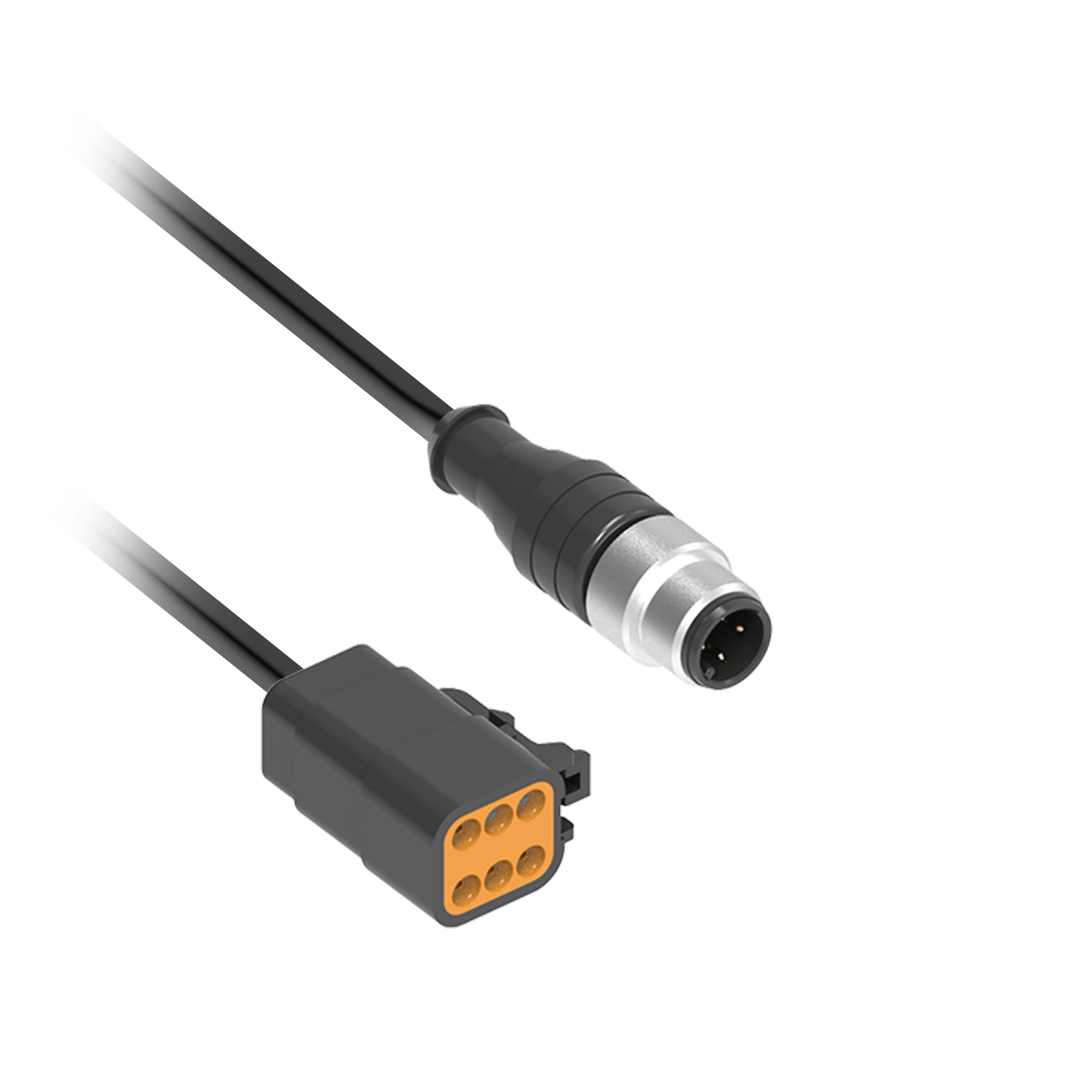 TELEMECANIQUE SENSOR - M12 MALE 4-PIN TO DEUTSCH FEMALE 6-PIN
