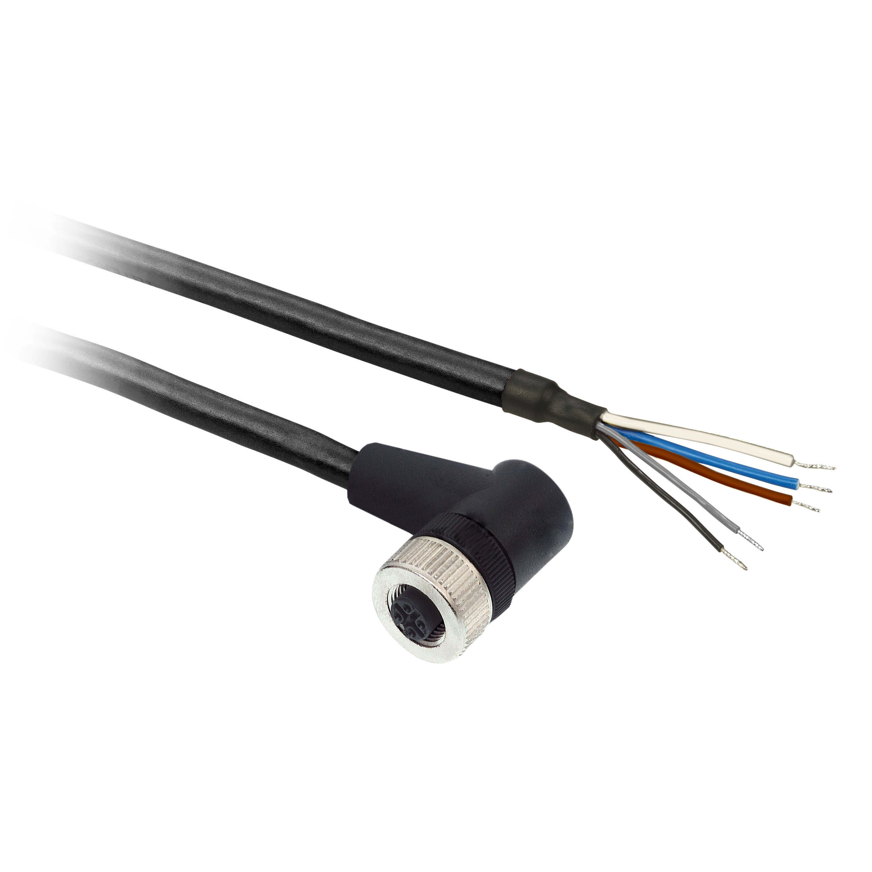 TELEMECANIQUE SENSOR - CAVO M12 - 5 PINS - 2M - PUR - 90G