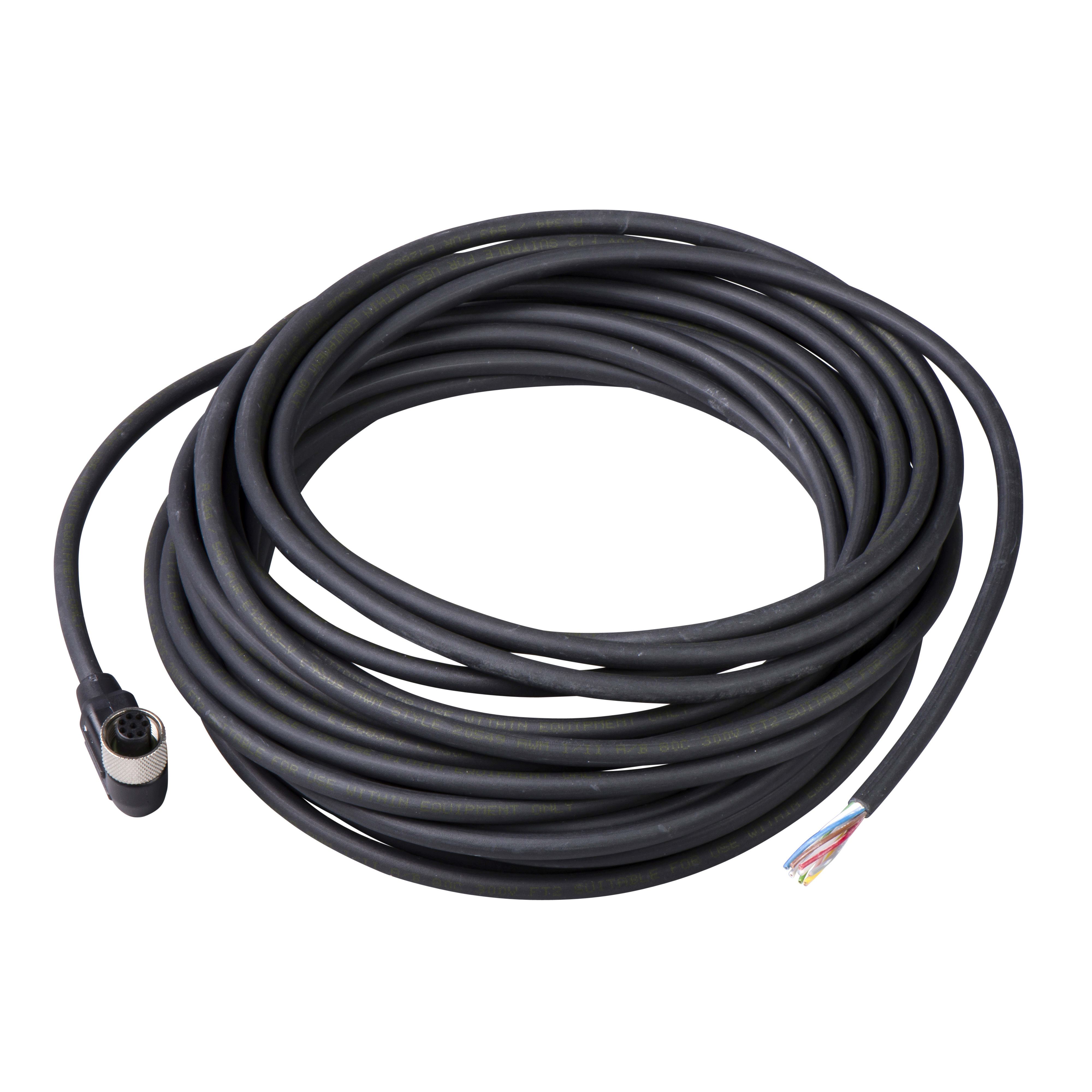 TELEMECANIQUE SENSOR - CONN M12 FEMM 90G8 POLI - 10M