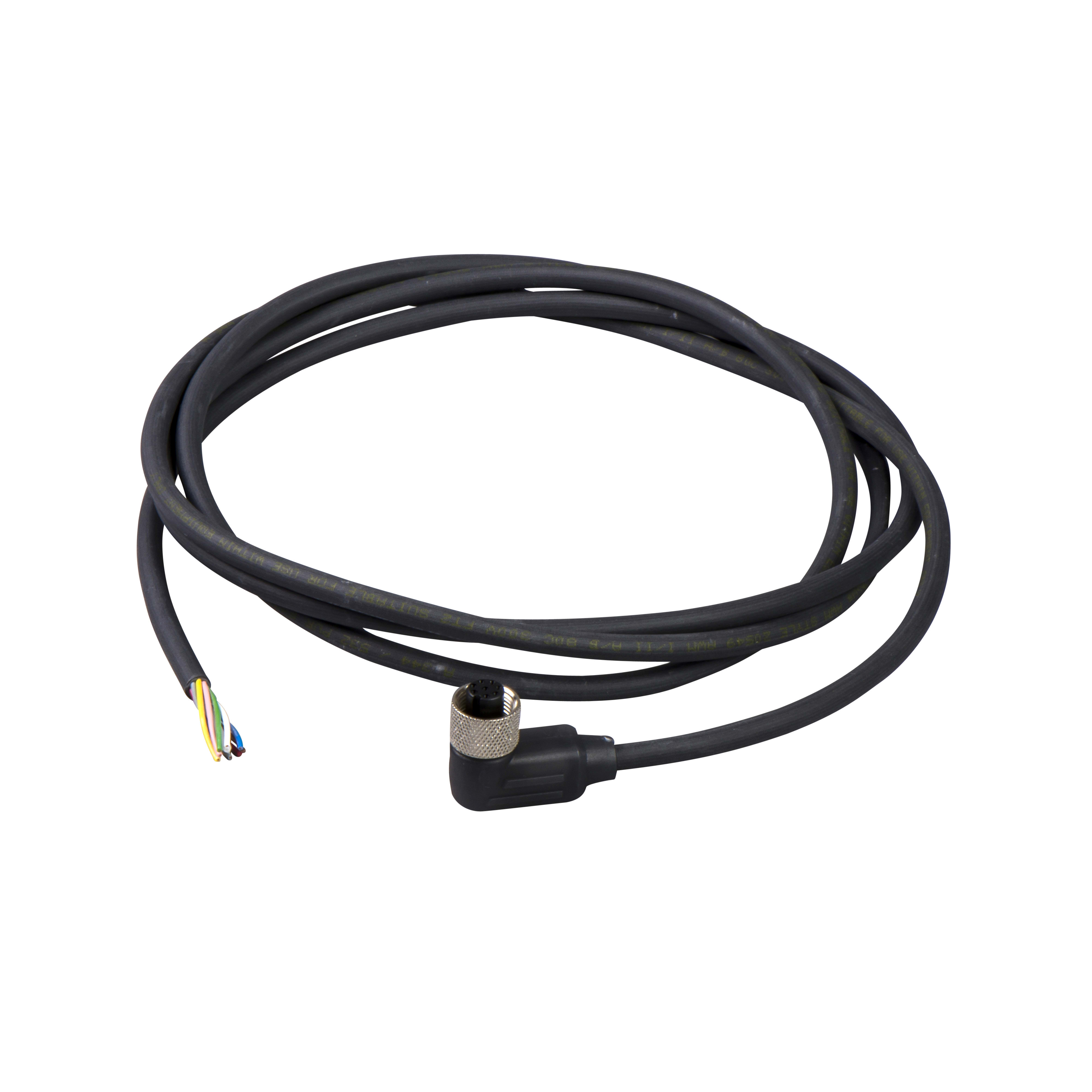 TELEMECANIQUE SENSOR - CONN M12 FEMM 90G8 POLI - 2M