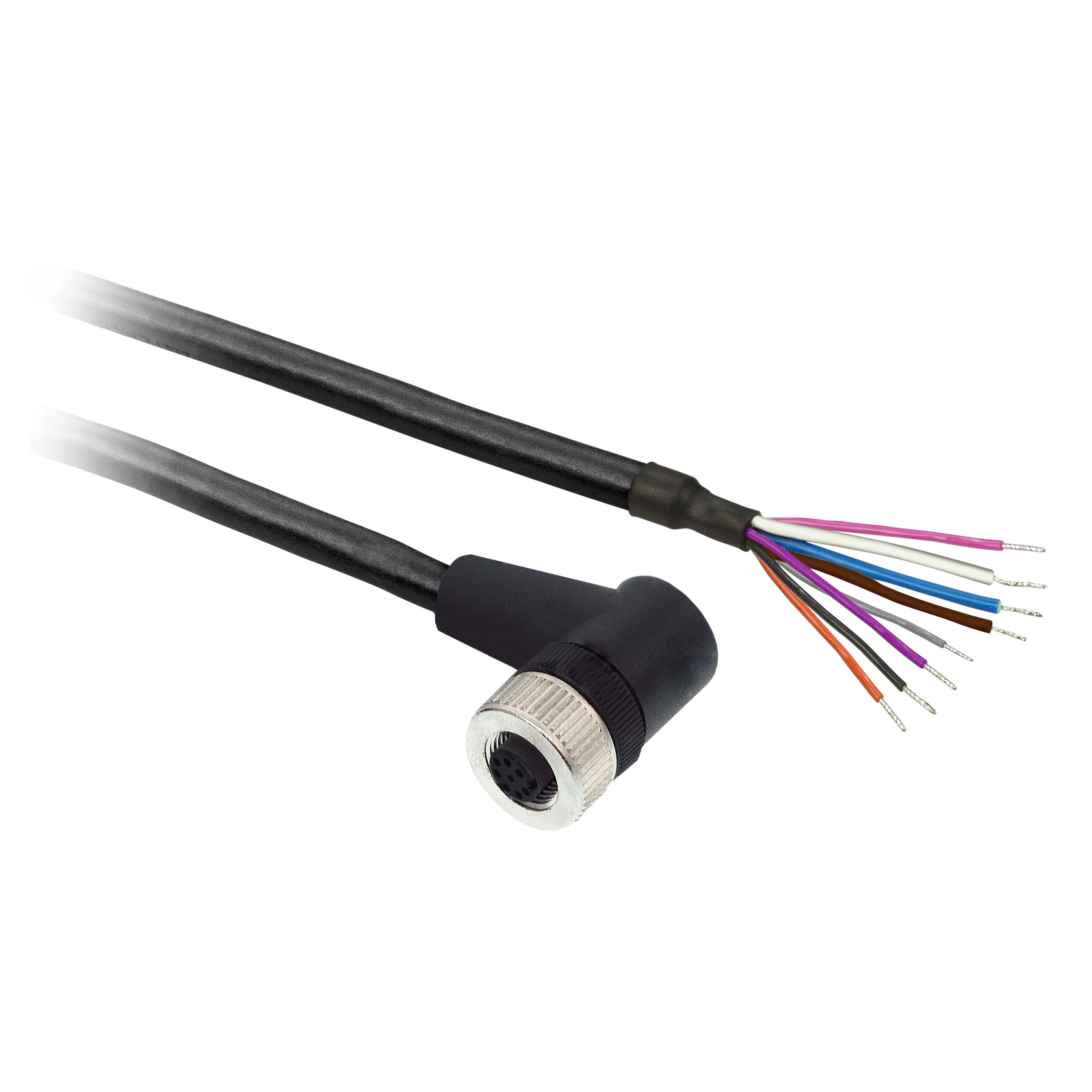 TELEMECANIQUE SENSOR - CAVO M12 - 8 PINS - 20M - PUR - 90G
