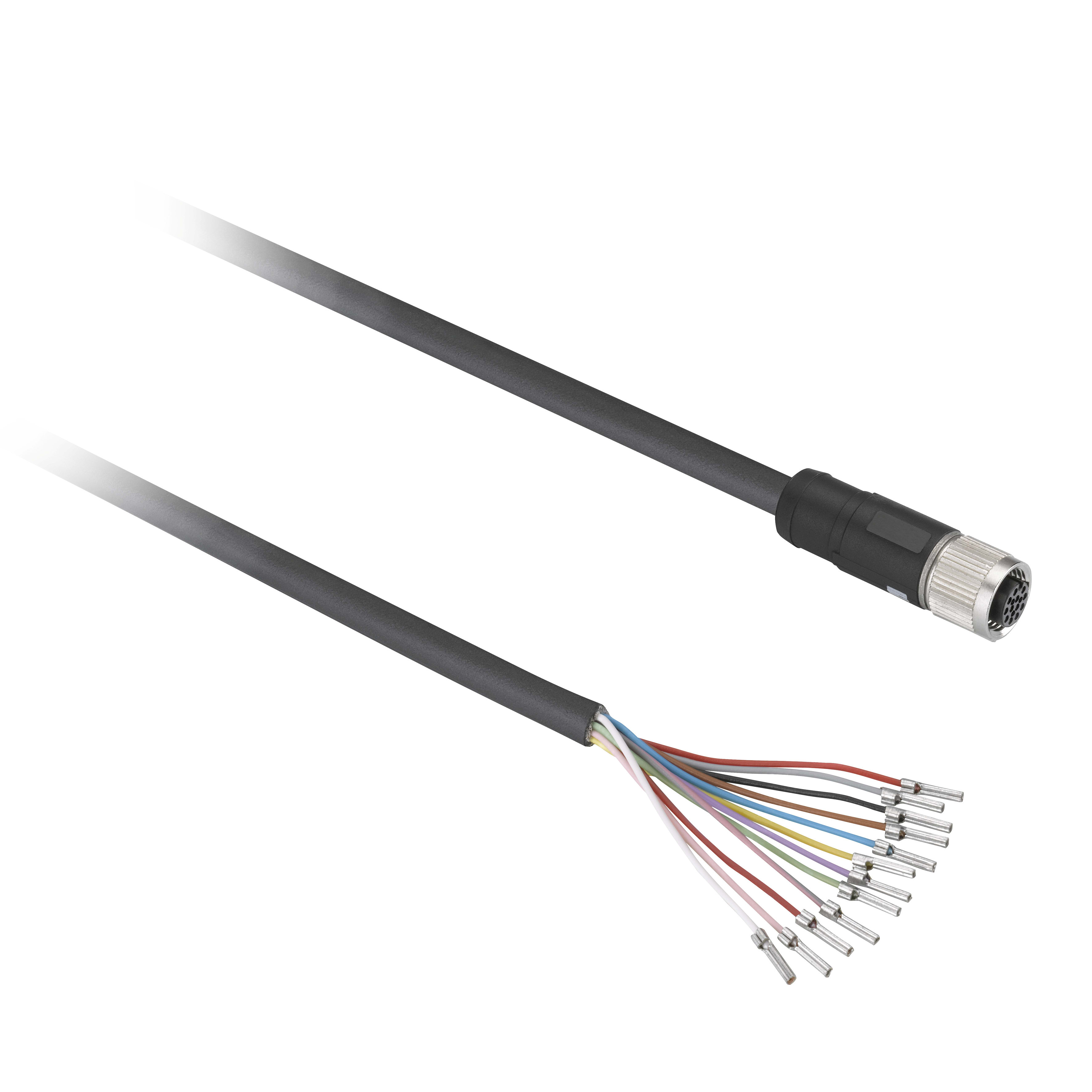 TELEMECANIQUE SENSOR - CONN.M12 FEM 12 FILI, DIRITTO 5M