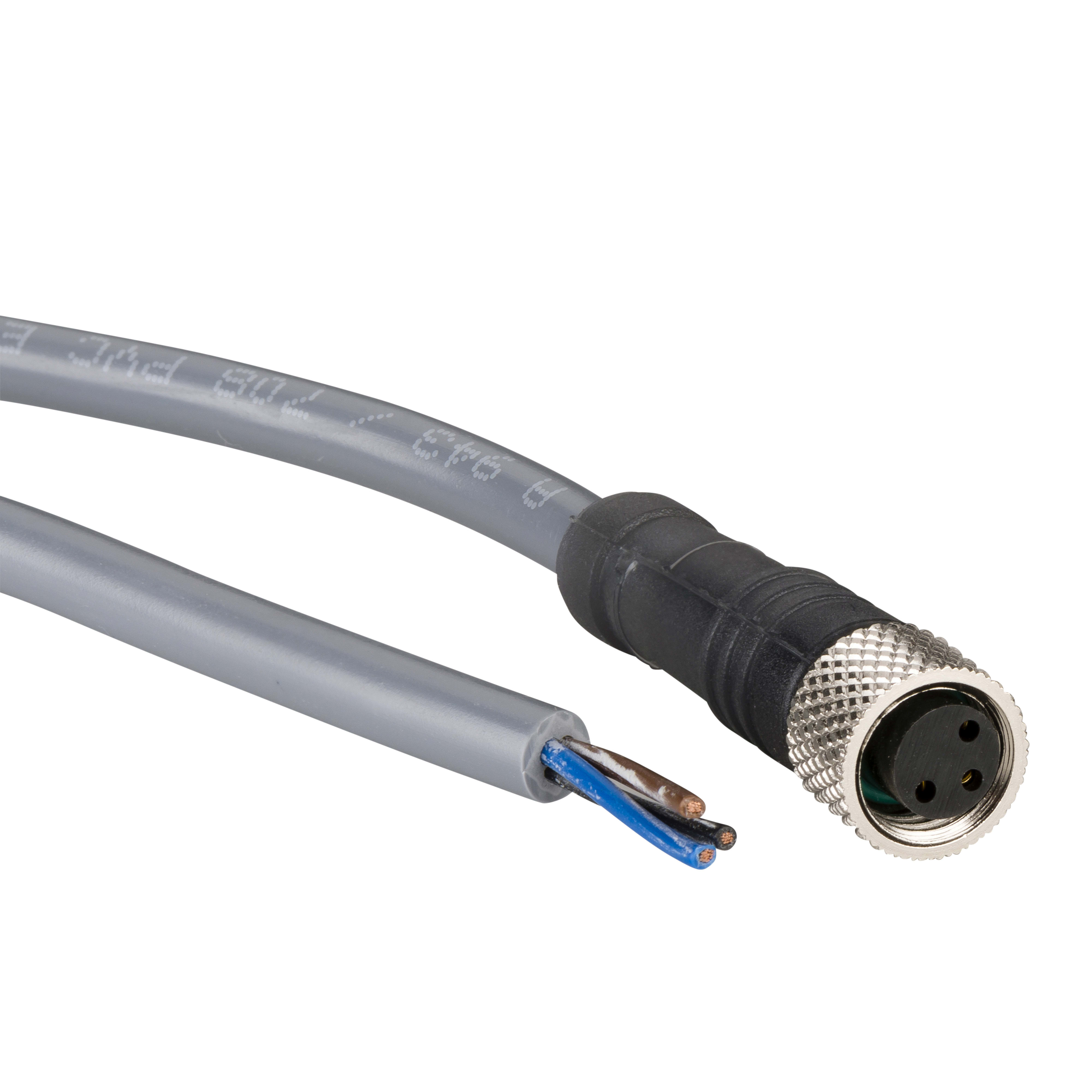TELEMECANIQUE SENSOR - PVC FEMM M8 3 PIN L 3M