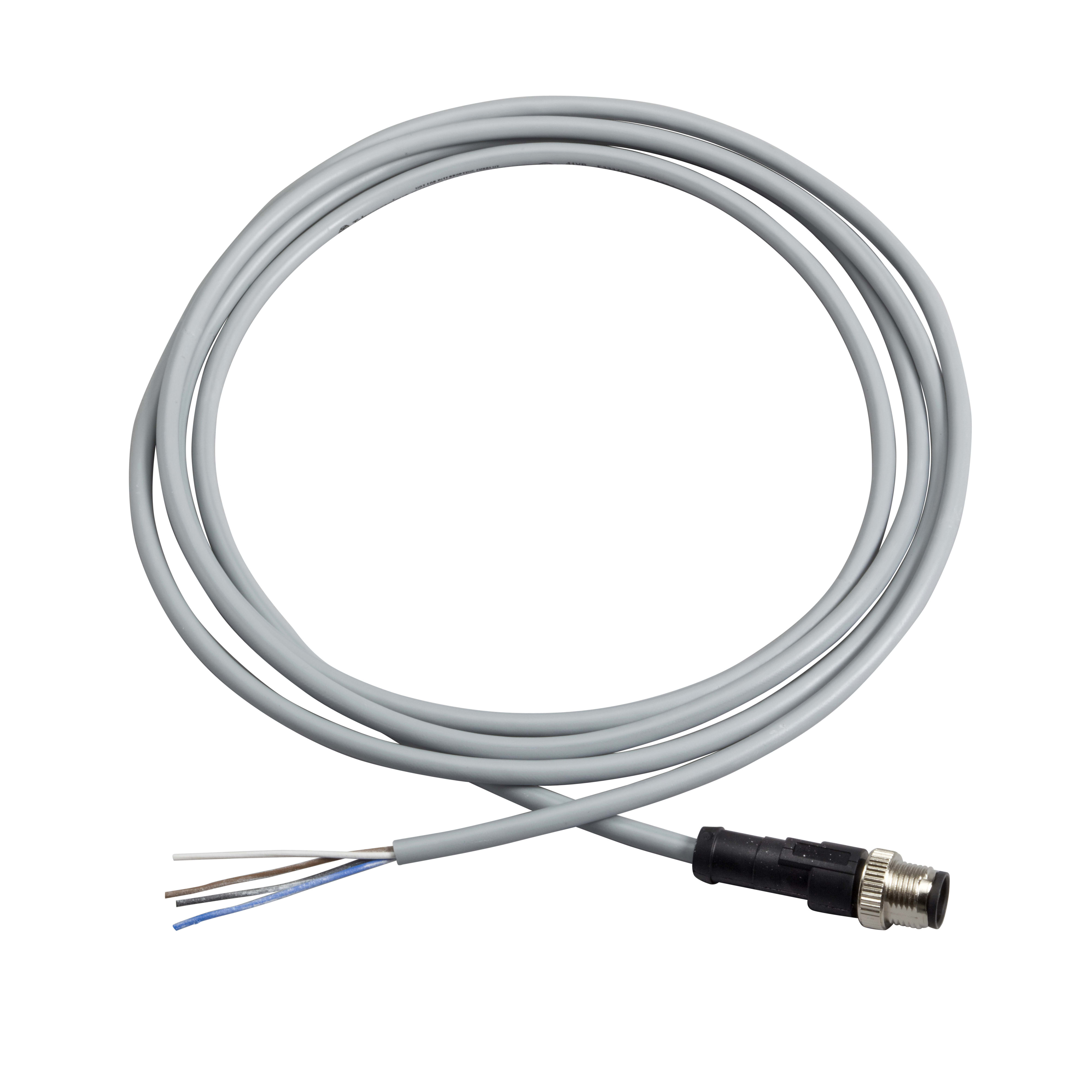 TELEMECANIQUE SENSOR - PVC MALE M12 4 PIN