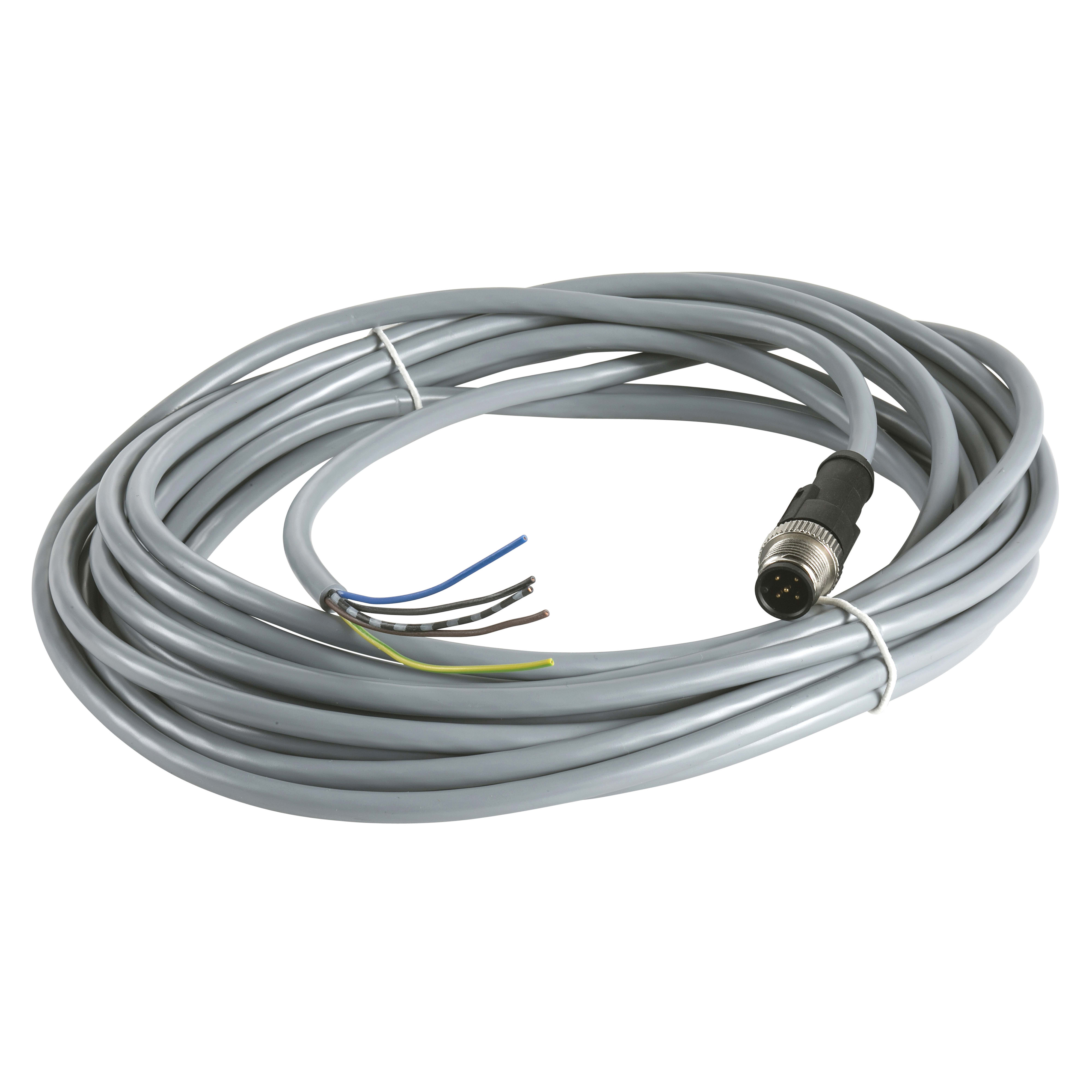 TELEMECANIQUE SENSOR - PVC MALE M12 5 PIN