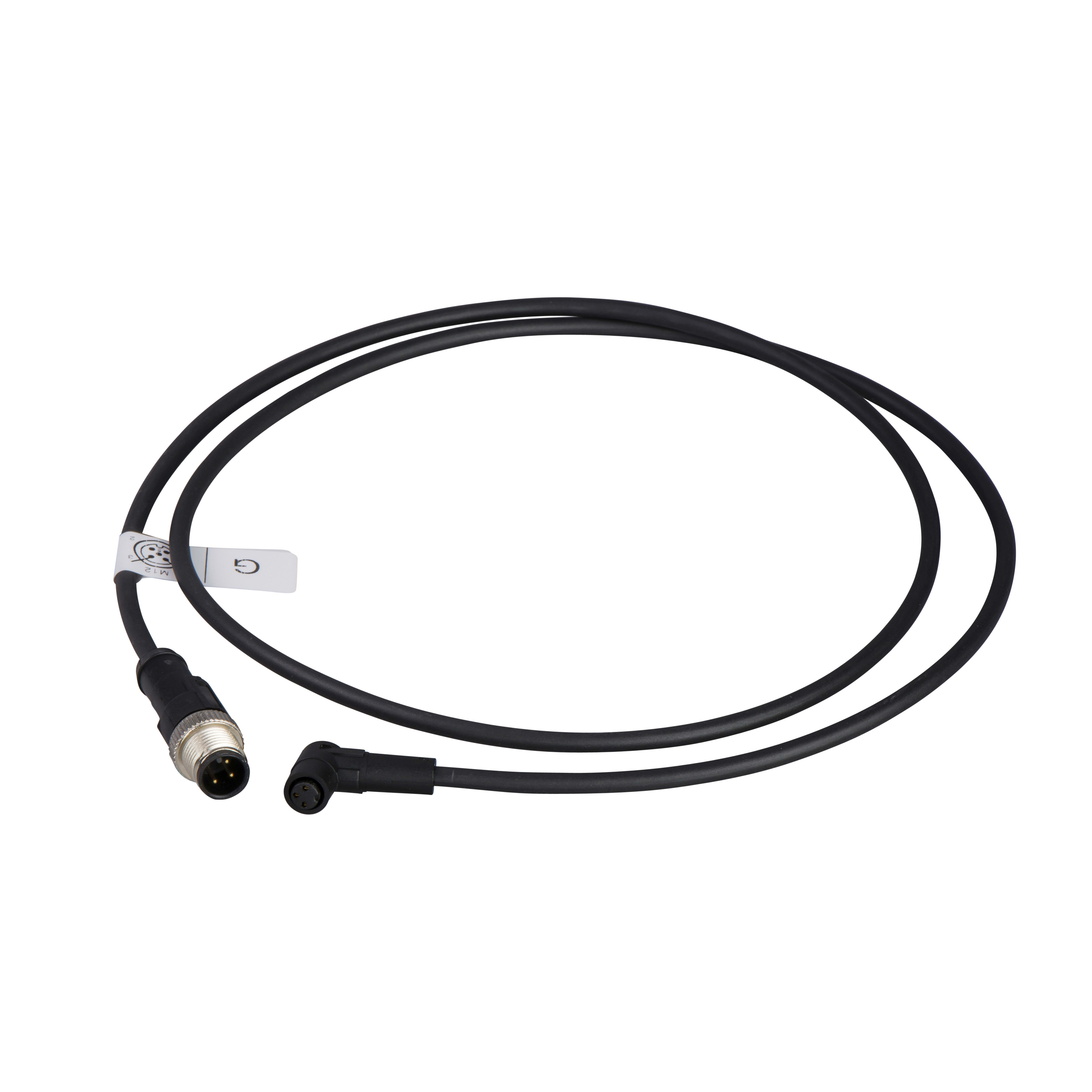 TELEMECANIQUE SENSOR - CAVO M12 M 3 PIN, M8 F 90G 3 PIN 2M