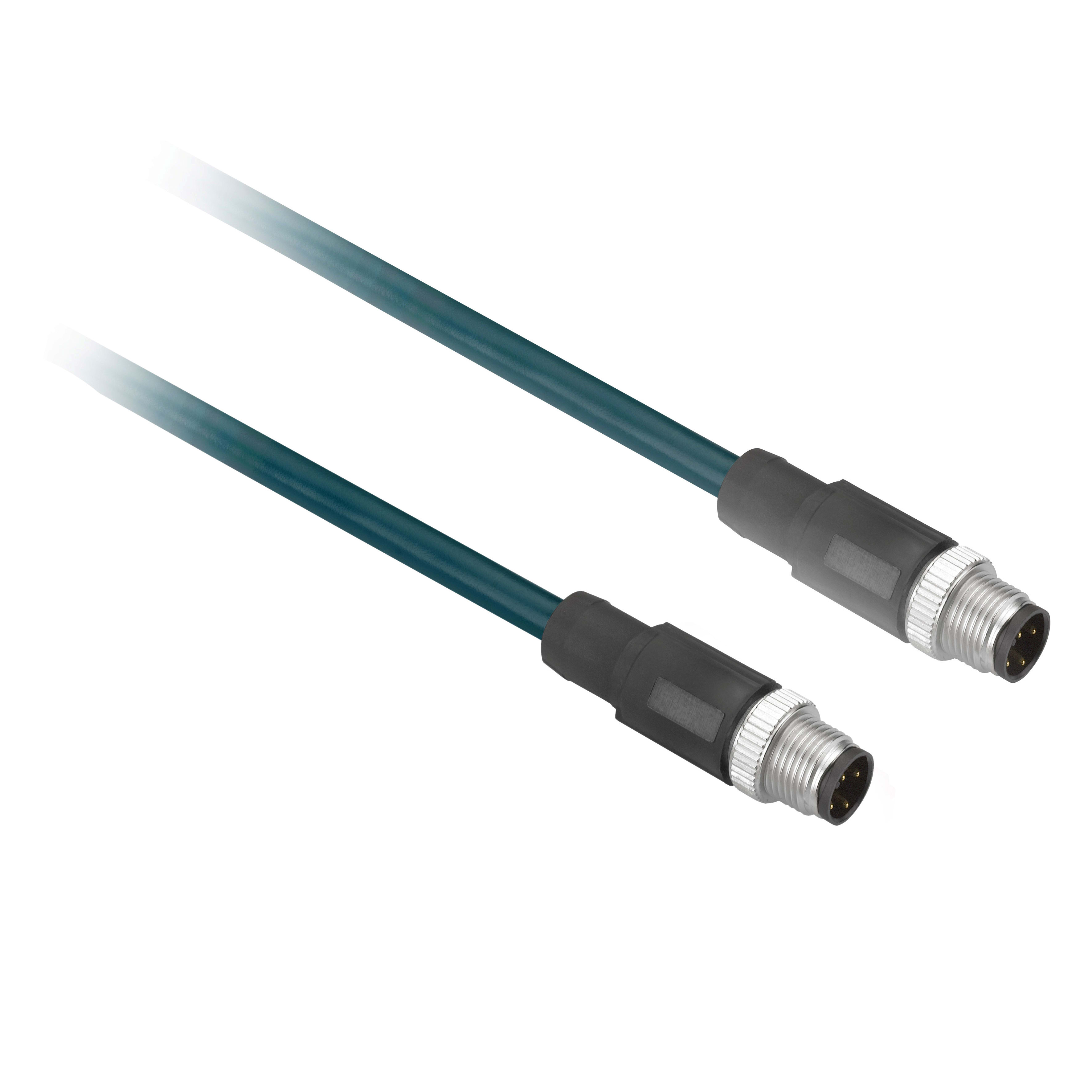 TELEMECANIQUE SENSOR - CAVO PUR M12 M 4 PIN, M12 F 4 PIN 1M