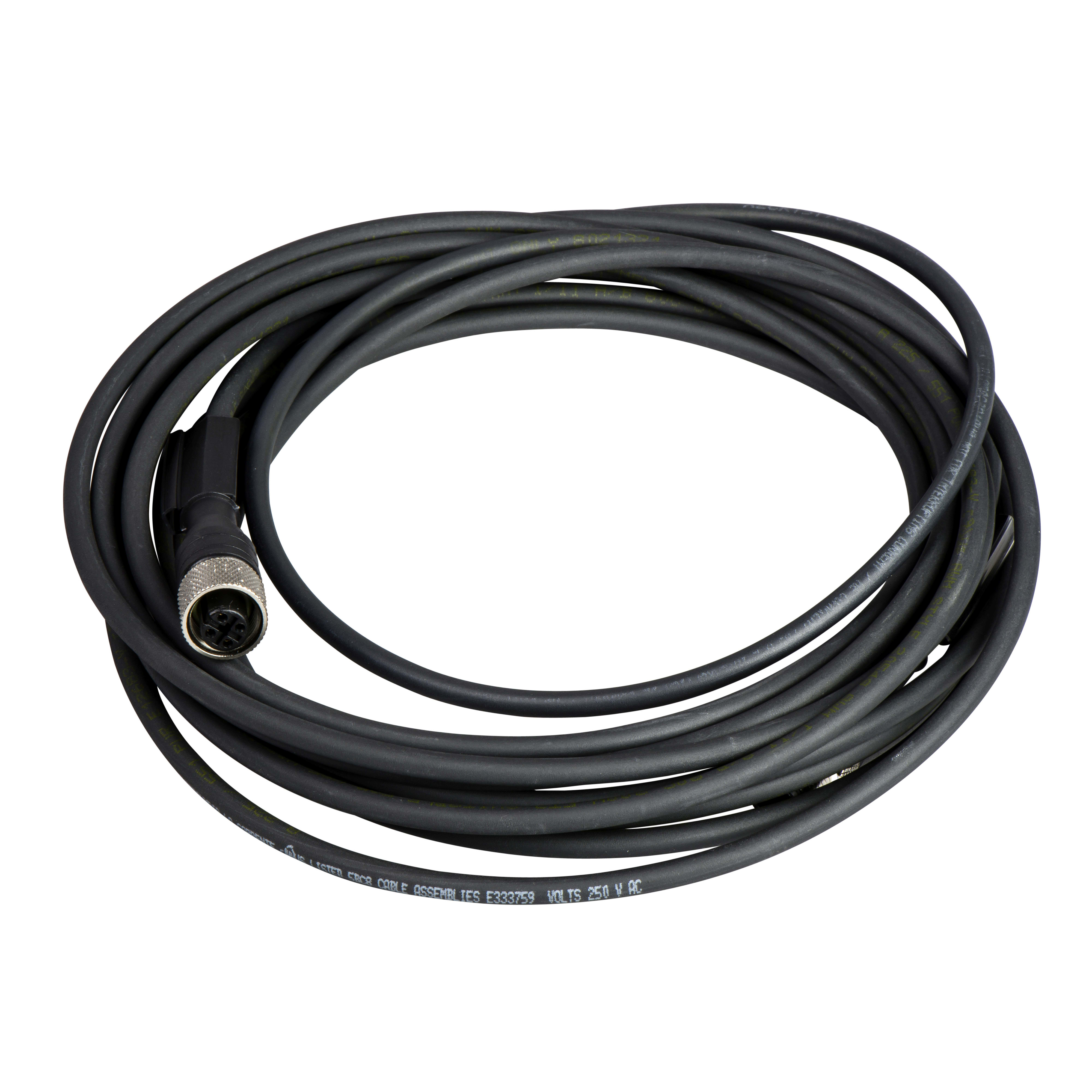 TELEMECANIQUE SENSOR - CAVO PUR M12 M 4 PIN, M12 F 4 PIN 5M