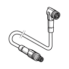 TELEMECANIQUE SENSOR - CAVO PUR M8 M 3 PIN, M8 F 90G 3 PIN 1M
