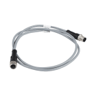 TELEMECANIQUE SENSOR - PVC 4 FIL M12 MASC FEMM 1M
