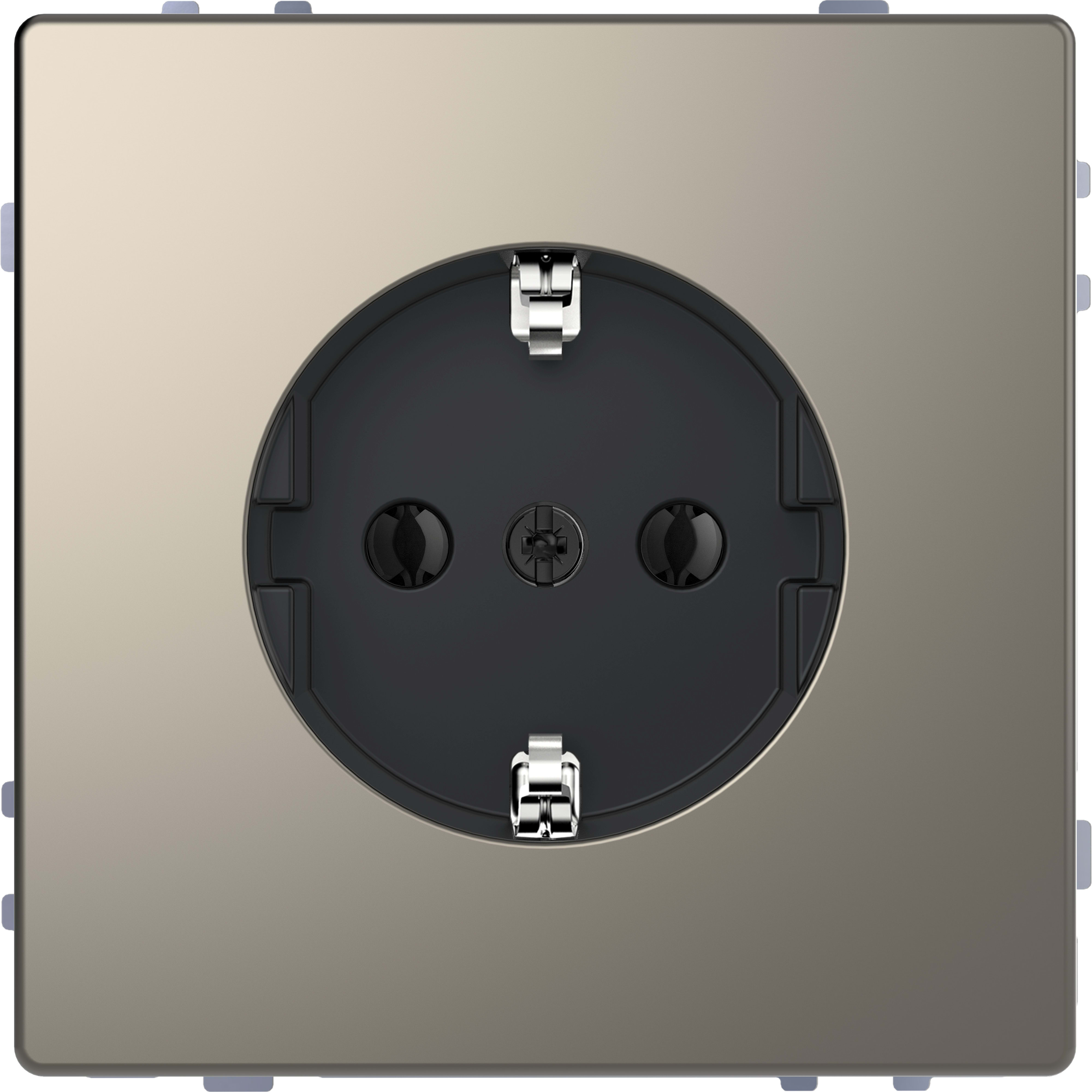 SCHNEIDER ELECTRIC - Prese SCHUKO, morsetti senza vite, nickel, System Design