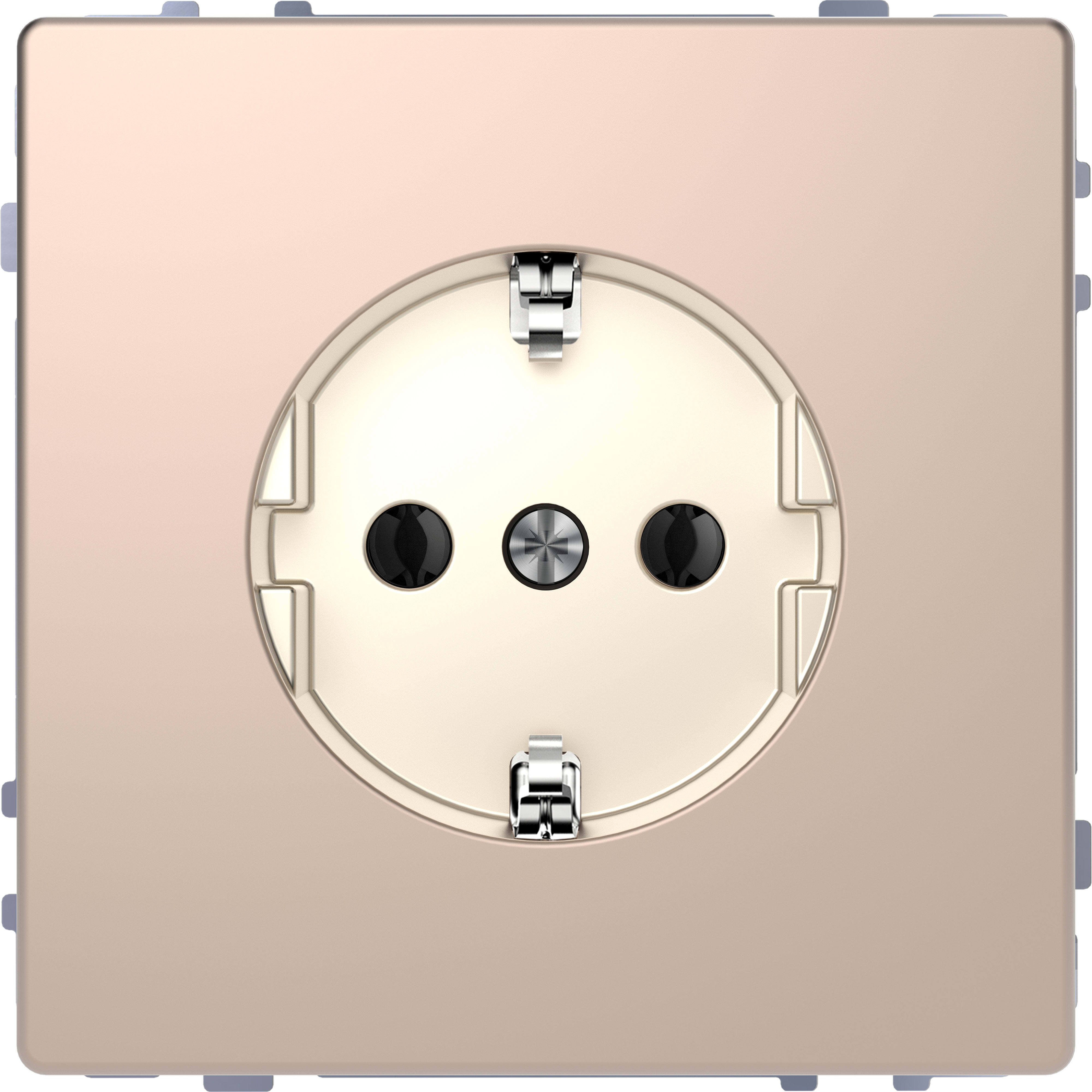 SCHNEIDER ELECTRIC - Prese SCHUKO, morsetti senza vite, champagne, System Design