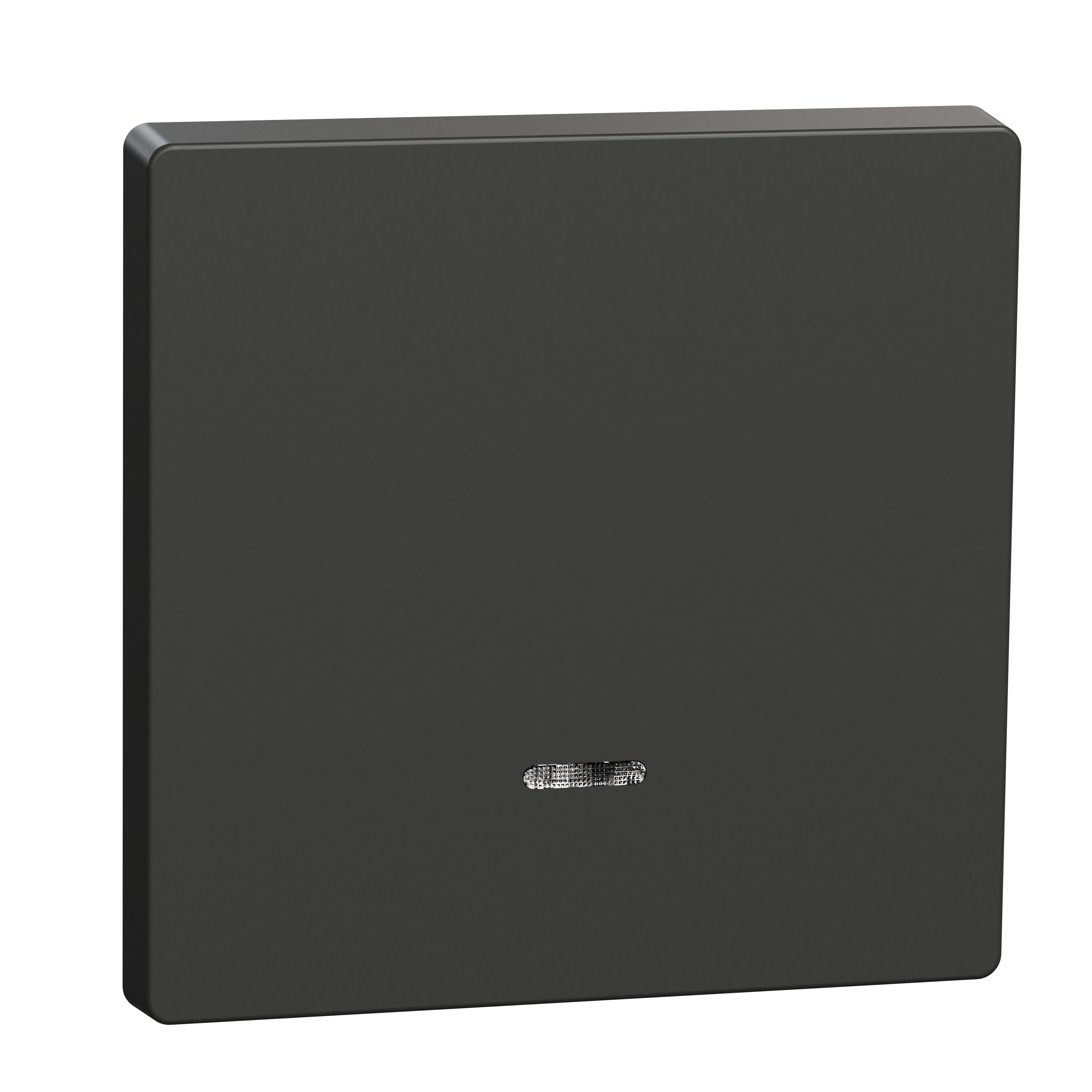 SCHNEIDER ELECTRIC - Copritasto con finestra indicazione, antracite, System Design