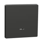 SCHNEIDER ELECTRIC - Copritasto con finestra indicazione, antracite, System Design
