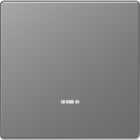 SCHNEIDER ELECTRIC - Copritasto con finestra indicazione, acciaio, System Design