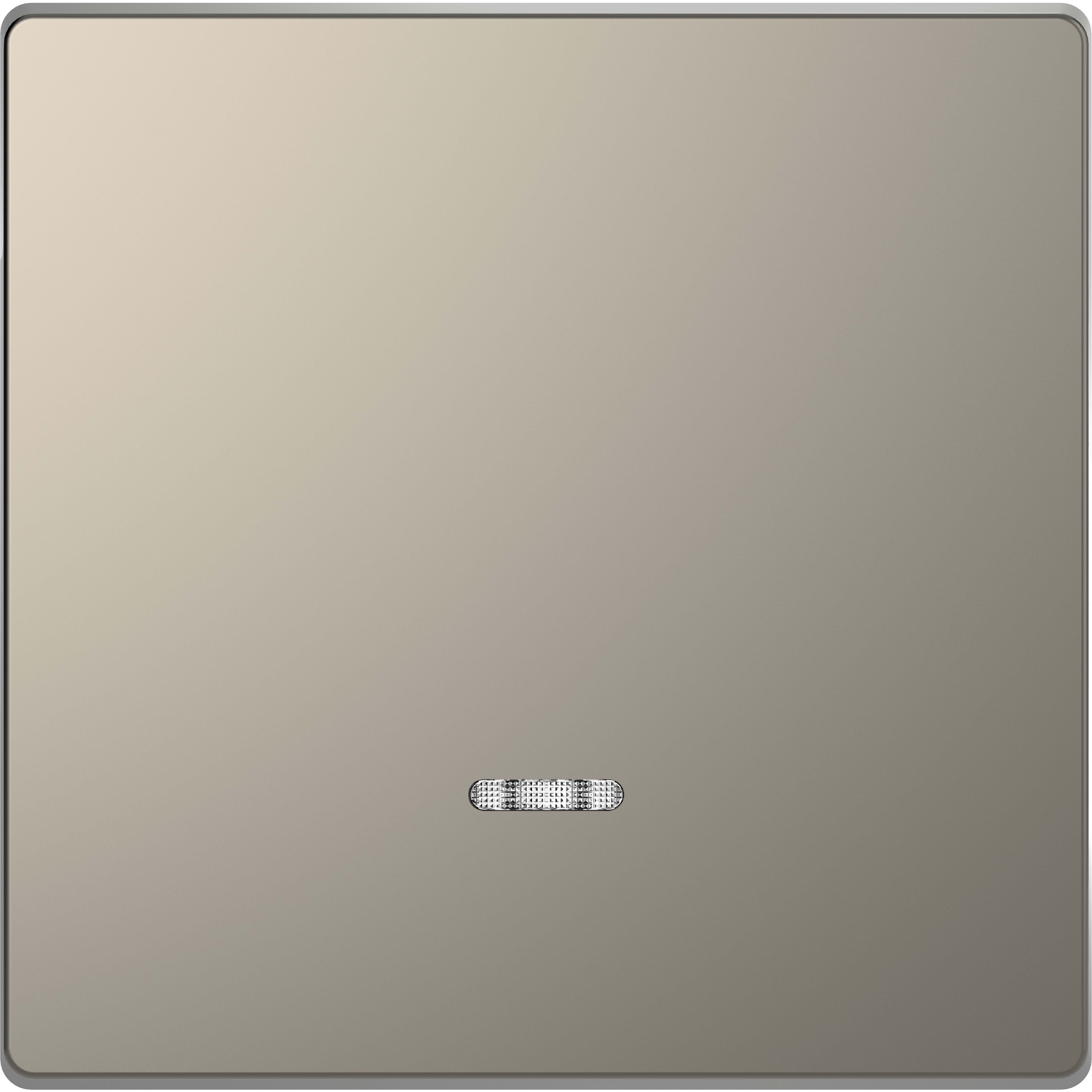 SCHNEIDER ELECTRIC - Copritasto con finestra indicazione, nickel, System Design