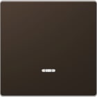 SCHNEIDER ELECTRIC - Copritasto con finestra indicazione, moka, System Design