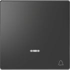 SCHNEIDER ELECTRIC - Copritasto, finestra indicazione e disegno campana, antracite, System Design