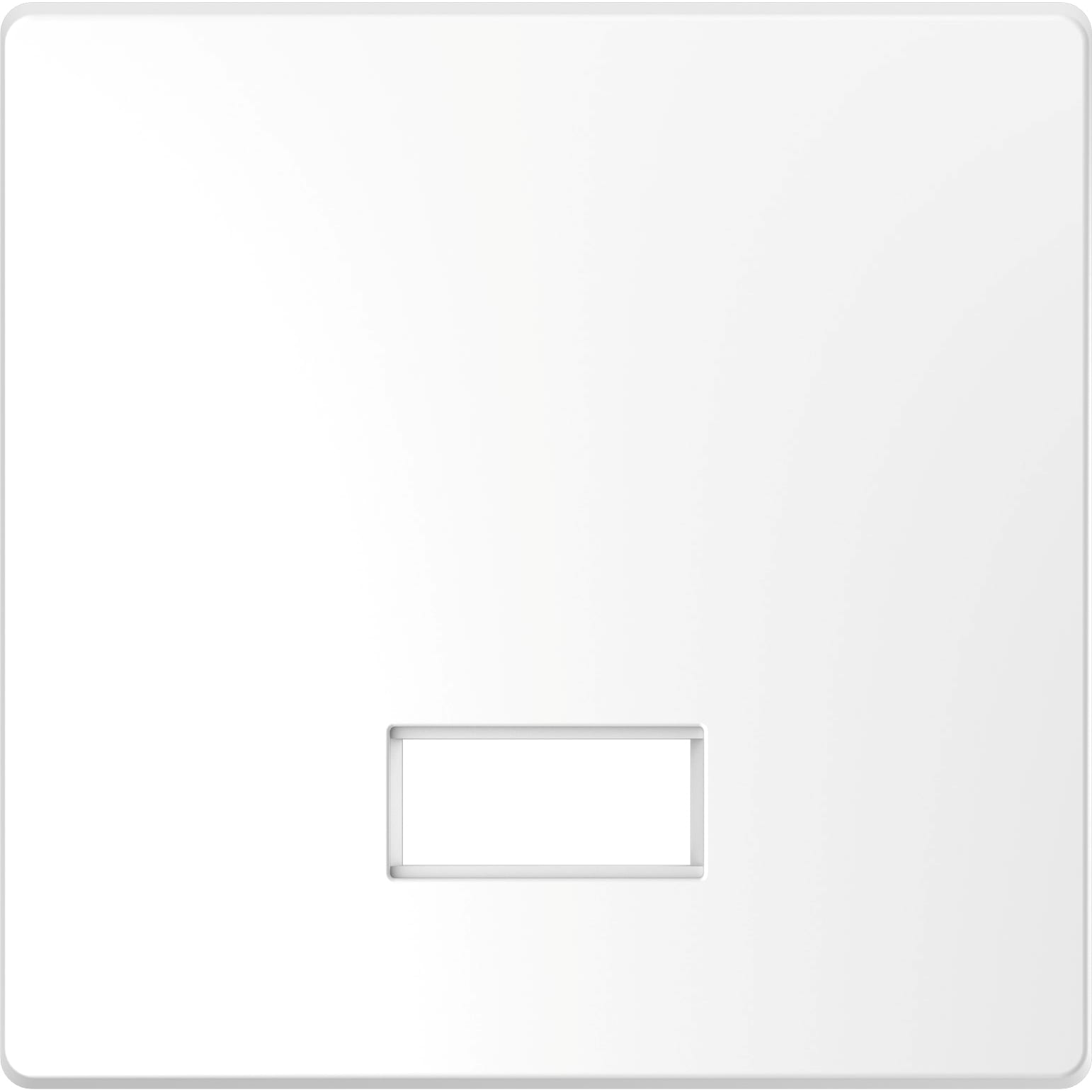 SCHNEIDER ELECTRIC - Copritasto, indicatore finestra rettangolare per simboli, bianco loto, Sys Des