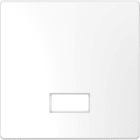 SCHNEIDER ELECTRIC - Copritasto, indicatore finestra rettangolare per simboli, bianco loto, Sys Des
