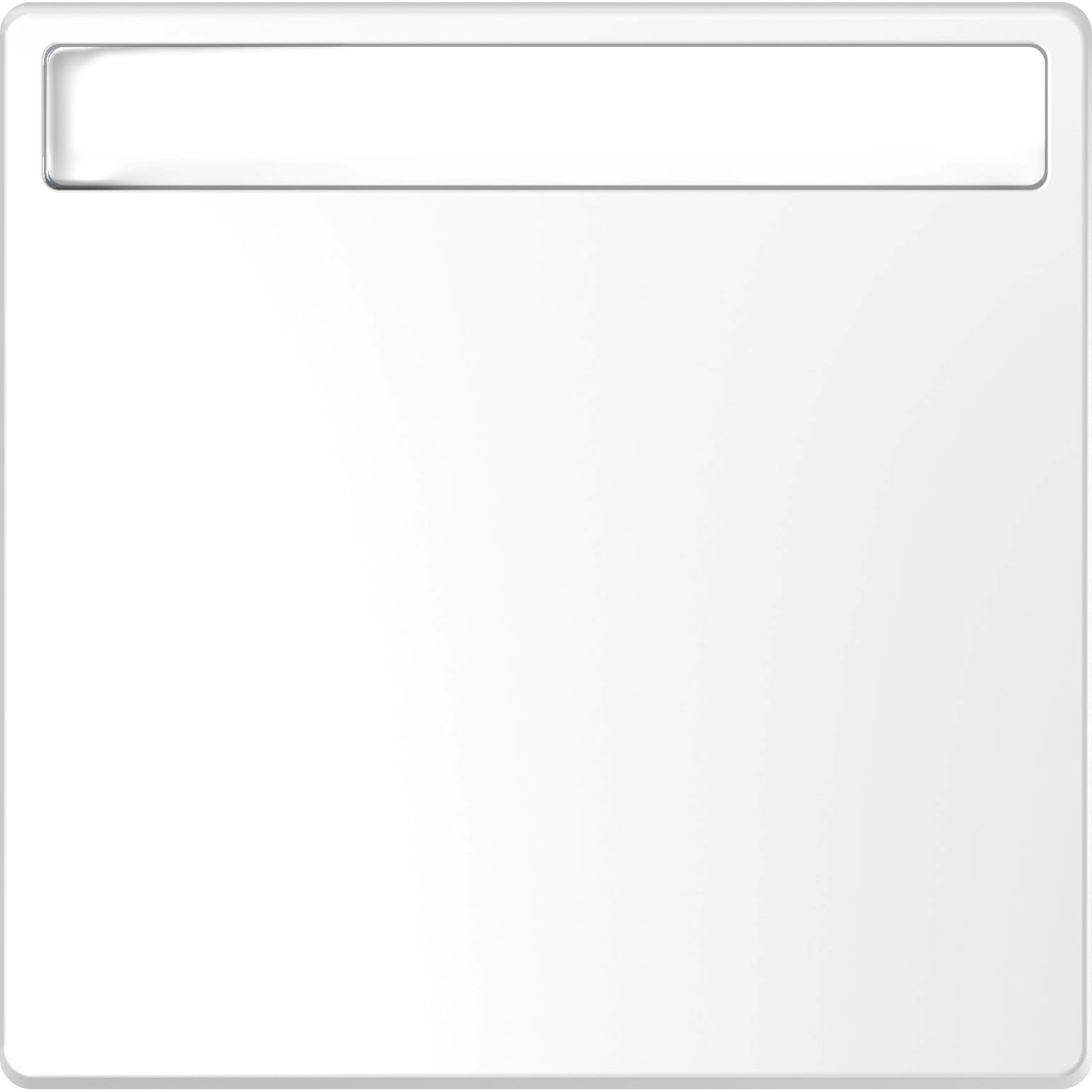 SCHNEIDER ELECTRIC - Copritasto con etichetta, bianco loto, System Design