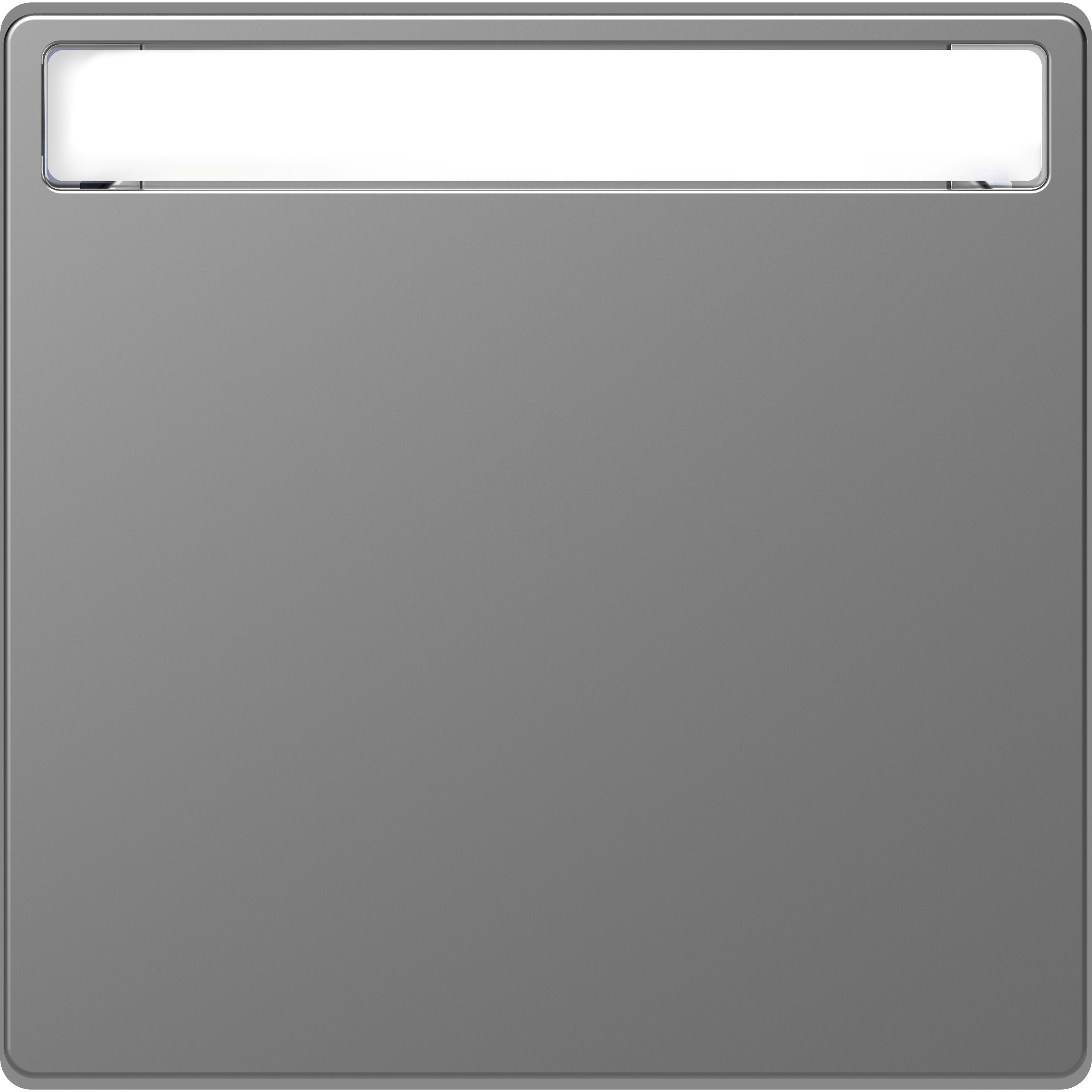 SCHNEIDER ELECTRIC - Copritasto con etichetta, acciaio, System Design