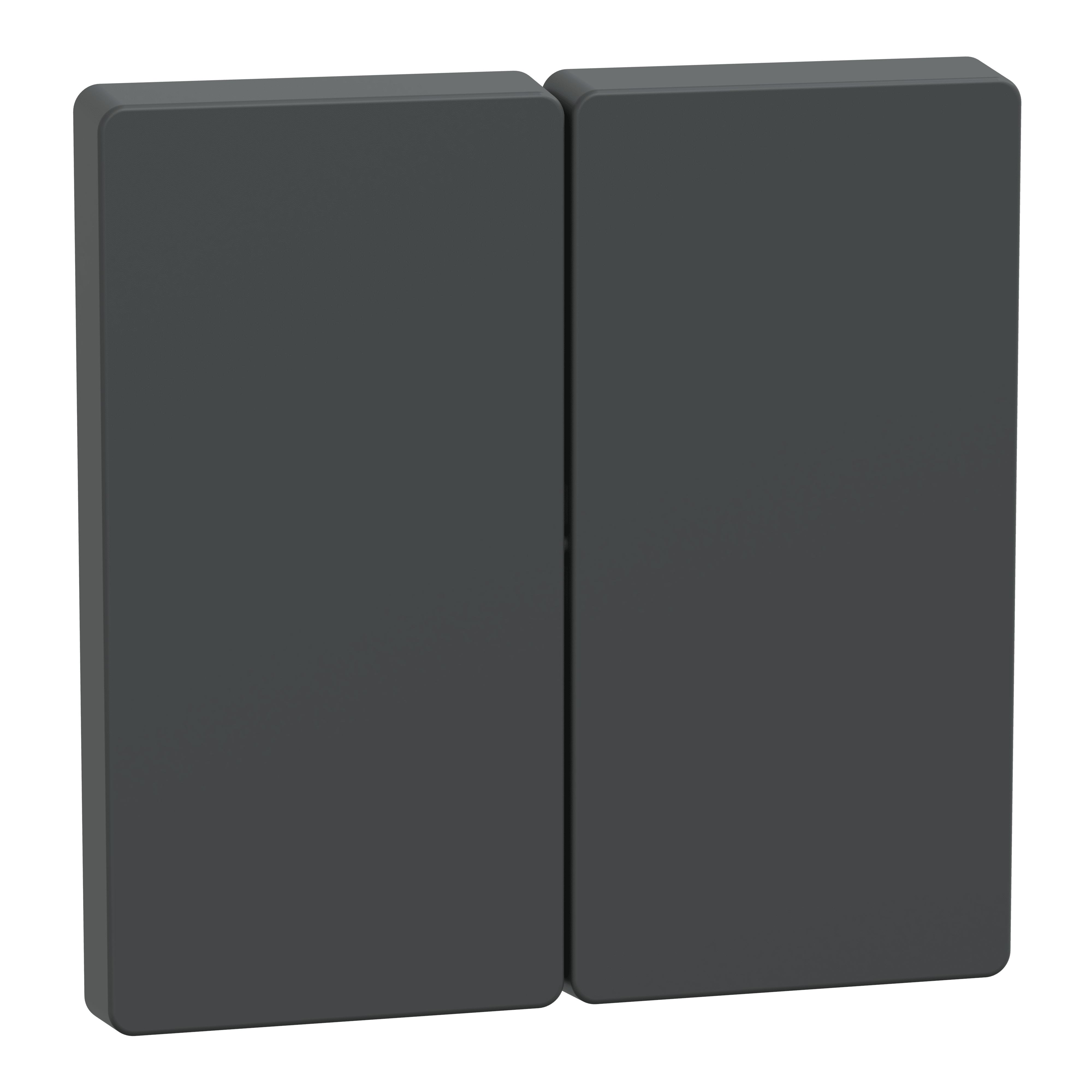 SCHNEIDER ELECTRIC - Copritasto 2 moduli, antracite, System Design