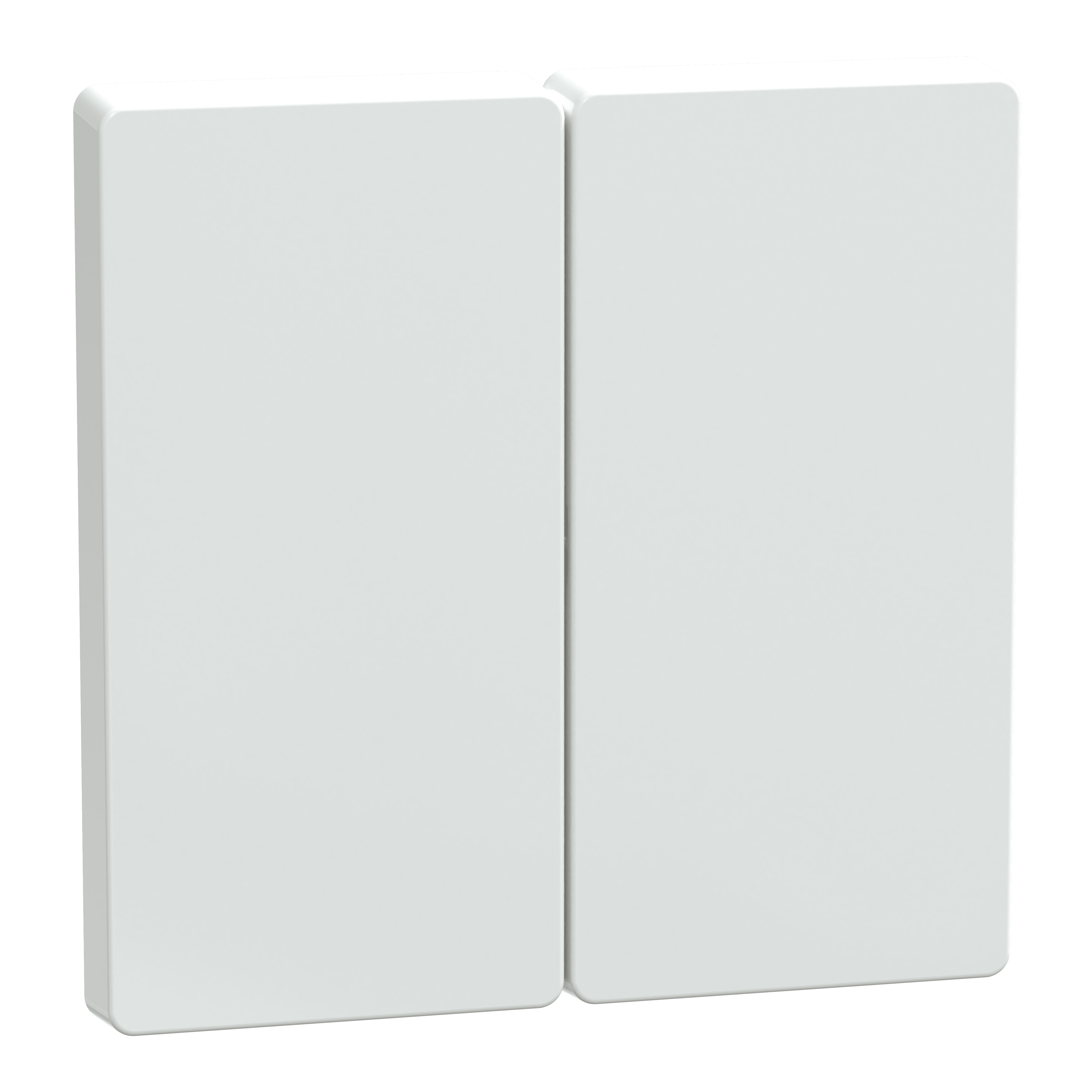 SCHNEIDER ELECTRIC - Copritasto 2 moduli, bianco loto, System Design