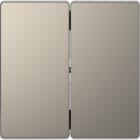 SCHNEIDER ELECTRIC - Copritasto 2 moduli, nickel, System Design