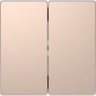 SCHNEIDER ELECTRIC - Copritasto 2 moduli, champagne, System Design