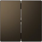 SCHNEIDER ELECTRIC - Copritasto 2 moduli, moka, System Design