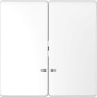 SCHNEIDER ELECTRIC - Copritasto 2 moduli, indicatore a finestra, bianco loto, System Design