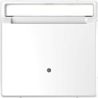 SCHNEIDER ELECTRIC - Holder per tessere hotel con campo etichetta, loto bianco, System Design