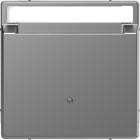 SCHNEIDER ELECTRIC - Holder per tessere hotel con campo etichetta, acciaio, System Design