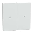 SCHNEIDER ELECTRIC - Copritasto per tapparelle, bianco loto, System Design