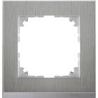 SCHNEIDER ELECTRIC - Cornice M-Pure Decor, singola, acciaio inox