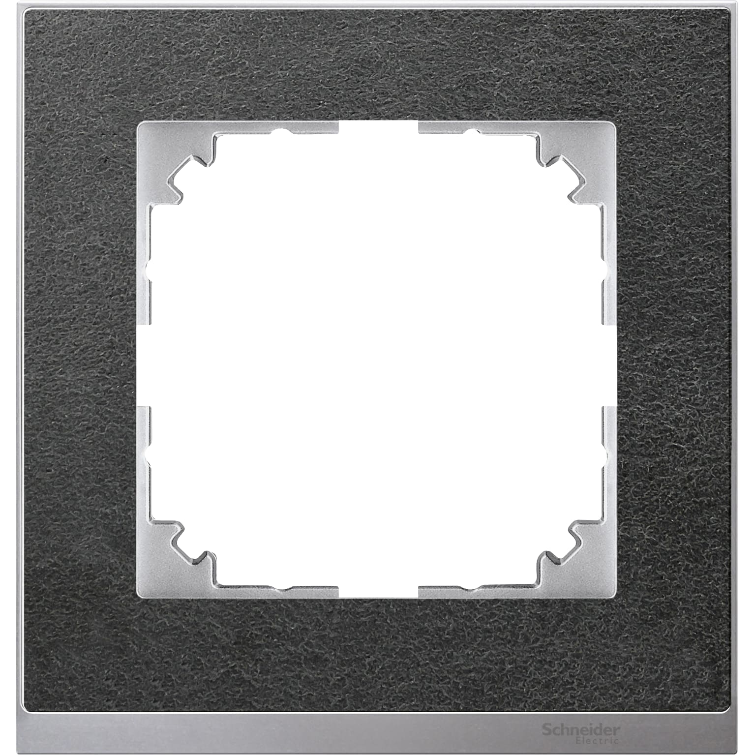 SCHNEIDER ELECTRIC - Cornice M-Pure Decor, singola, ardesia