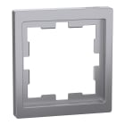 SCHNEIDER ELECTRIC - Cornice D-Life, 1 slot, acciaio