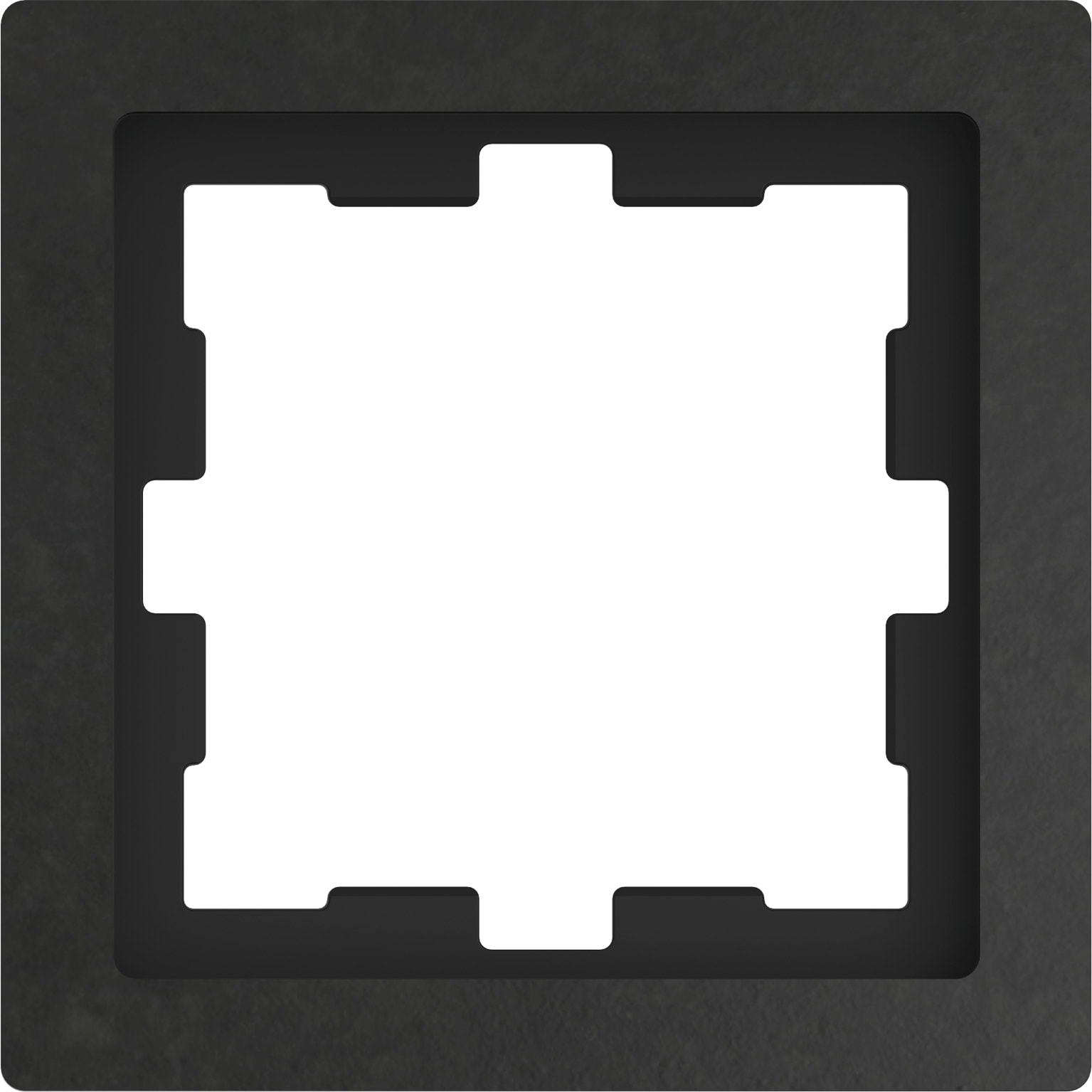 SCHNEIDER ELECTRIC - Cornice in pietra D-Life, 1 slot, ardesia lucidata